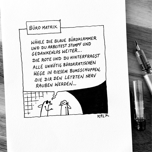 blau oder rot