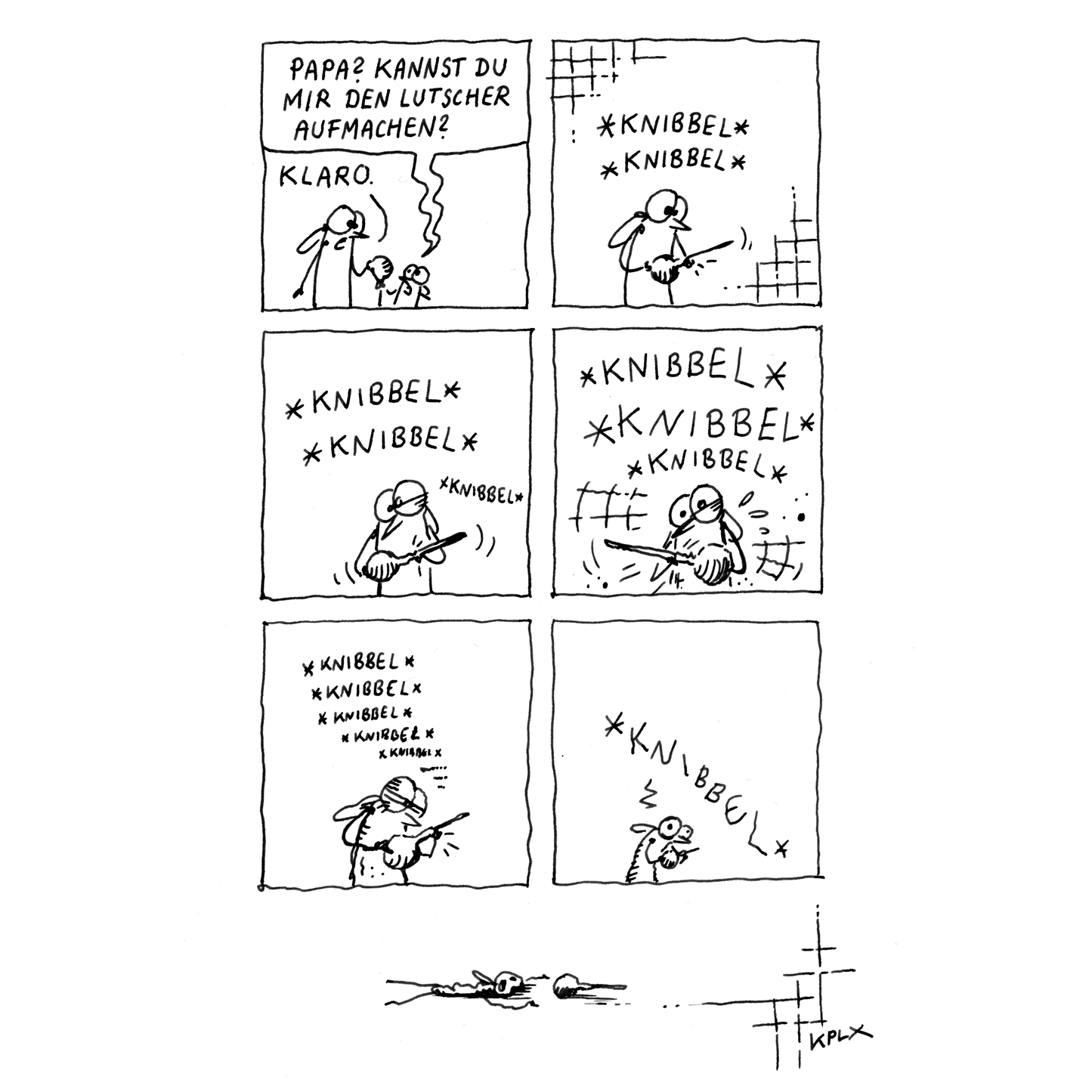 Original Lutscher im Umschlag
