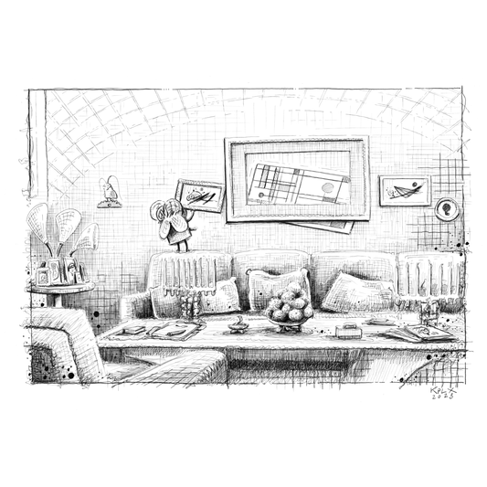 Original drawing Friday Fly 140