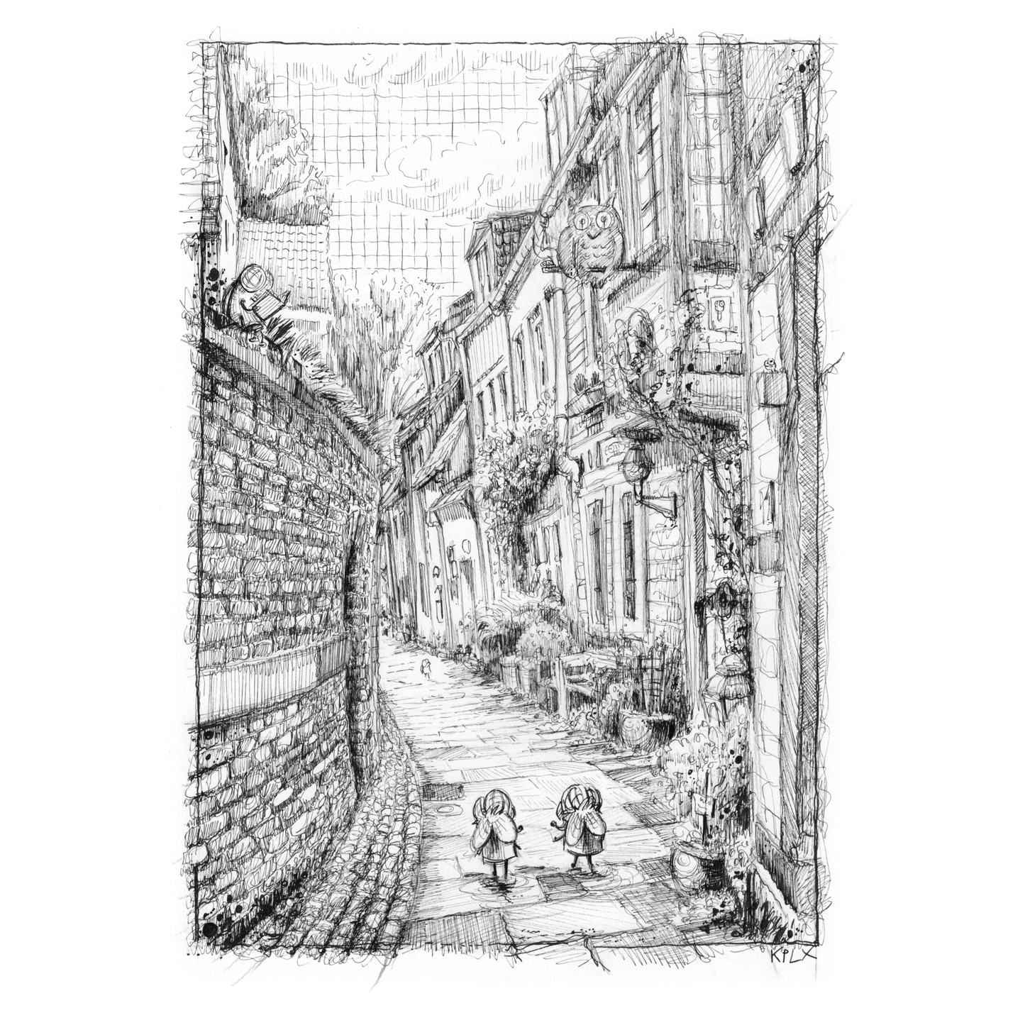 Original drawing Friday Fly 146 (Bremen)