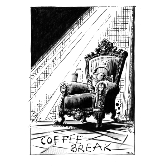 Original Coffee Break im Umschlag