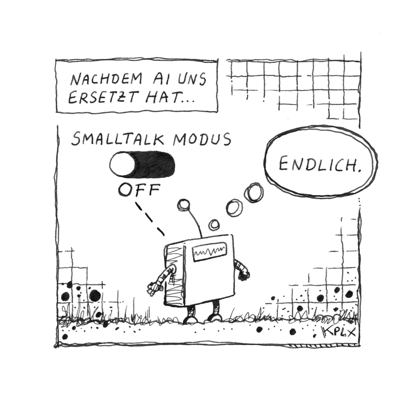 Original Endlich im Rahmen